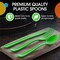 Party Solids 100 Pcs Disposable Utensils – Heavy Duty Plastic Cutlery Set – Premium Plastic Forks, Spoons or Knives for Parties, Events, Catering & Tableware Supplies by Exquisite